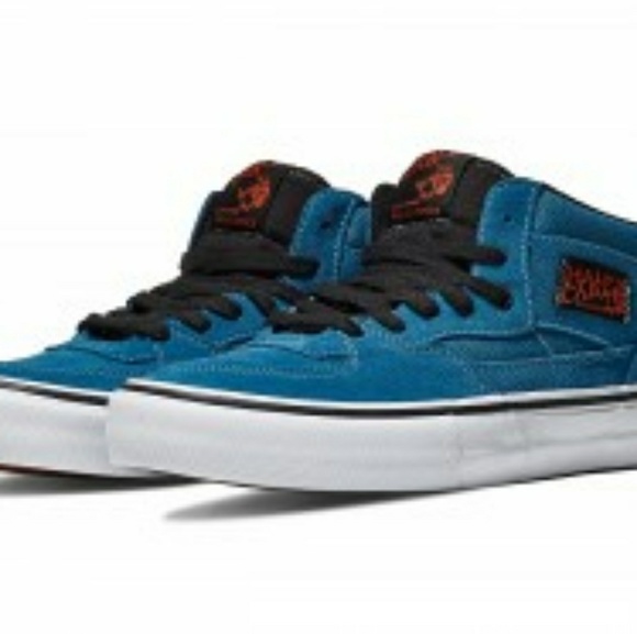 vans half cab pro blue